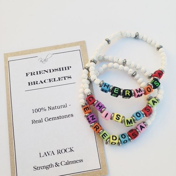 NWT BEST FRIENDS FRIENDSHIP BRACELETS LATINA LATINX BEAUTIFUL SET OF 3 - Picture 2 of 2